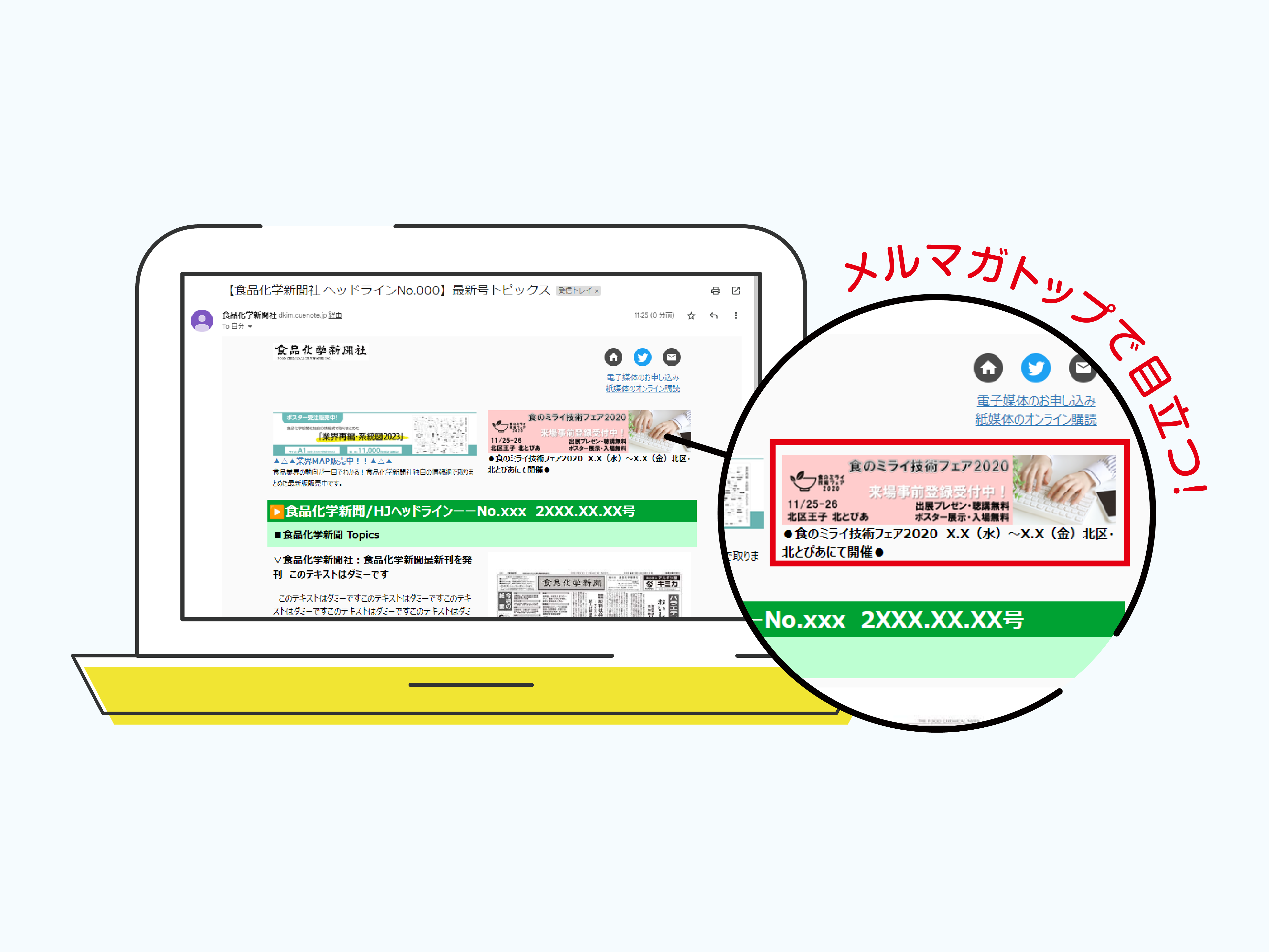 メルマガ配信広告 イメージ画像