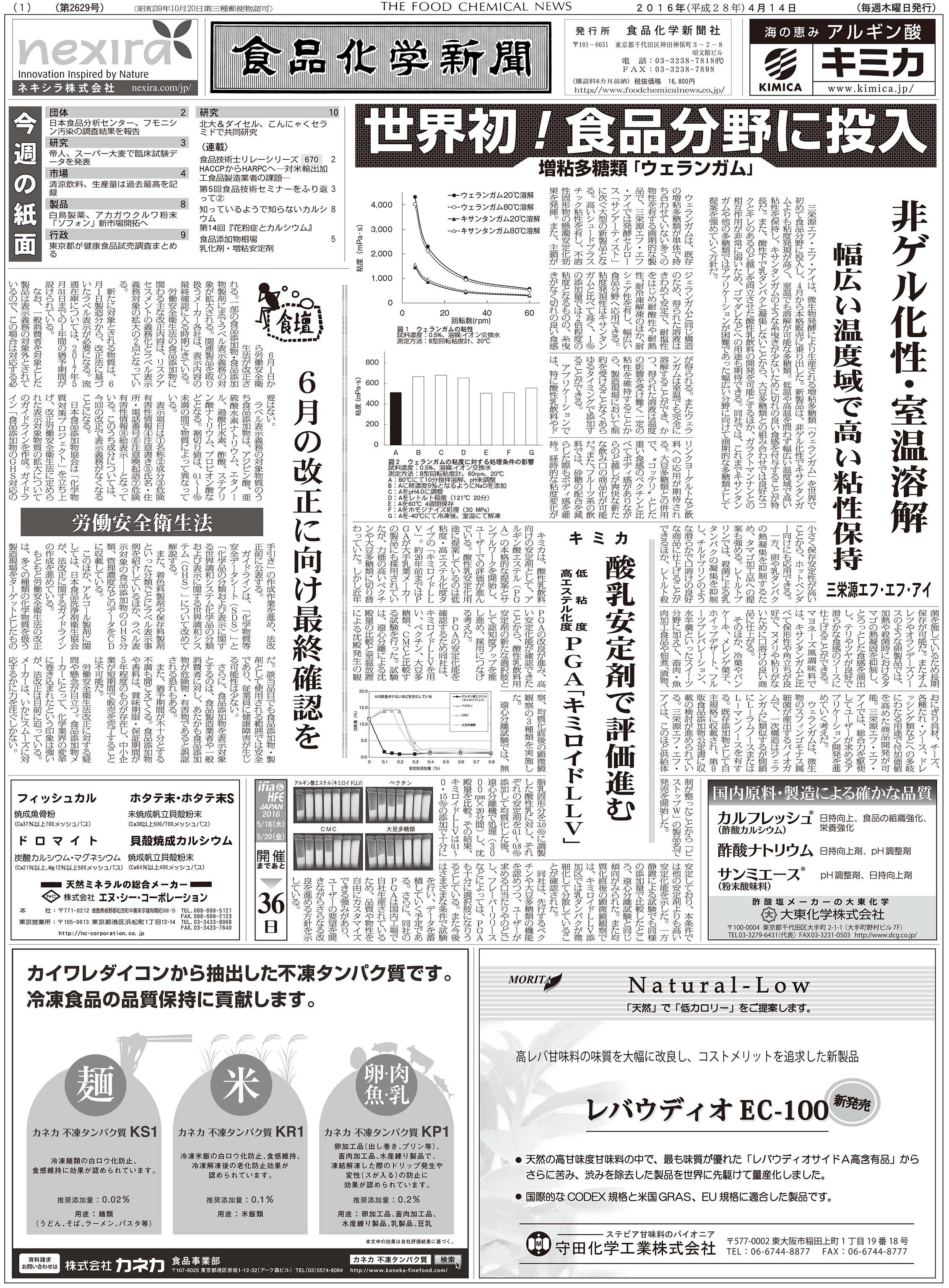 食品化学新聞第2629号