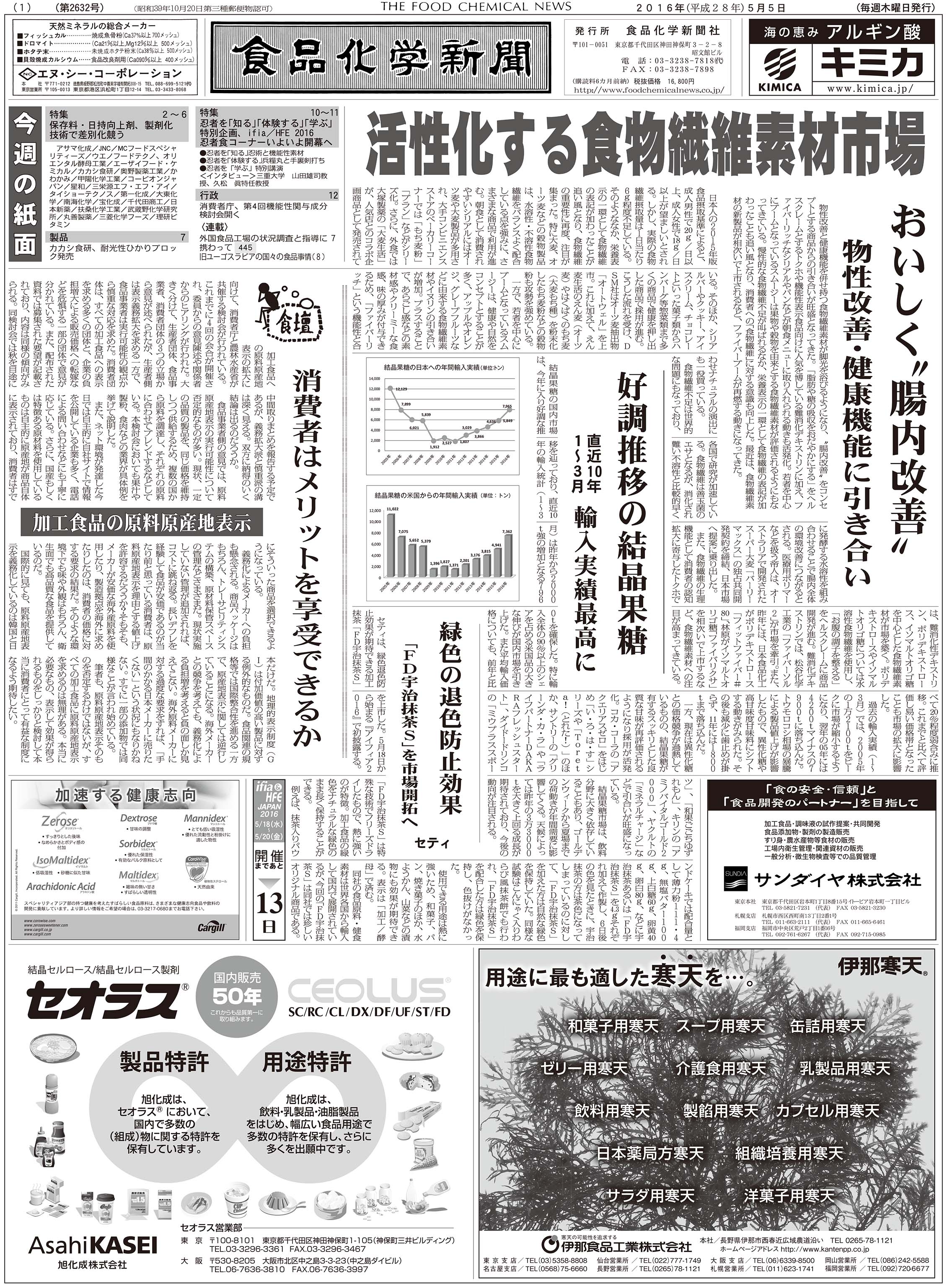 食品化学新聞第2632号