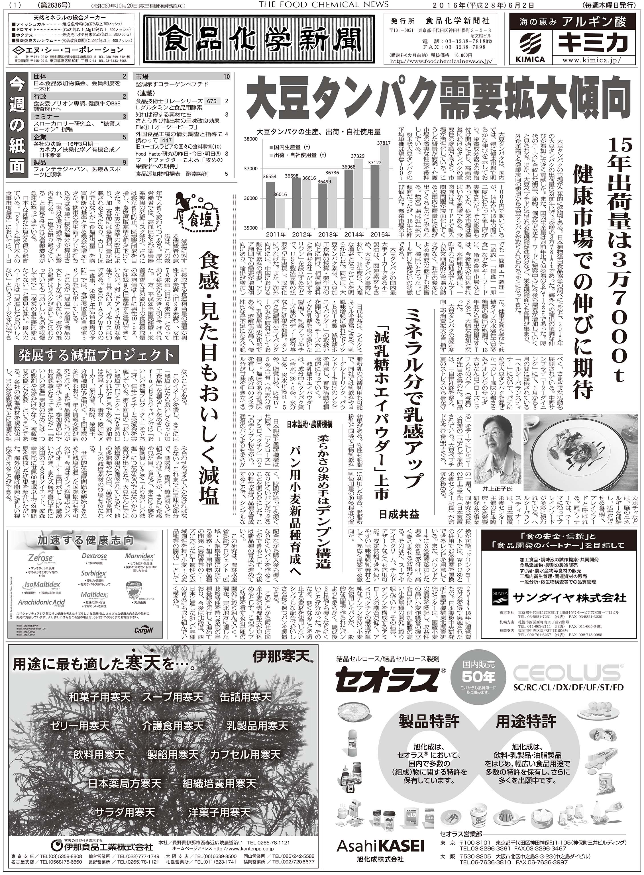 食品化学新聞第2636号