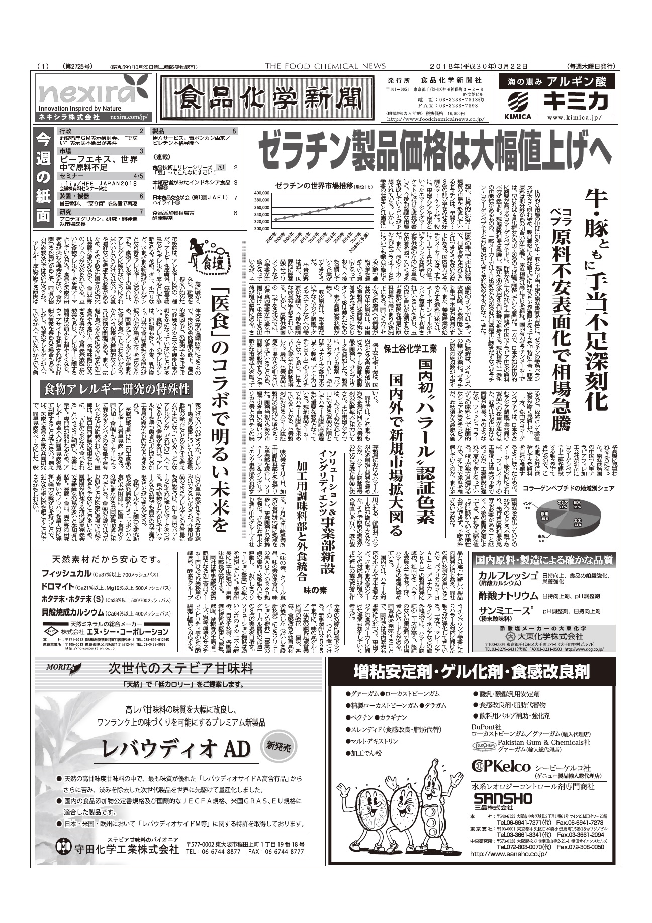 食品化学新聞第2725号
