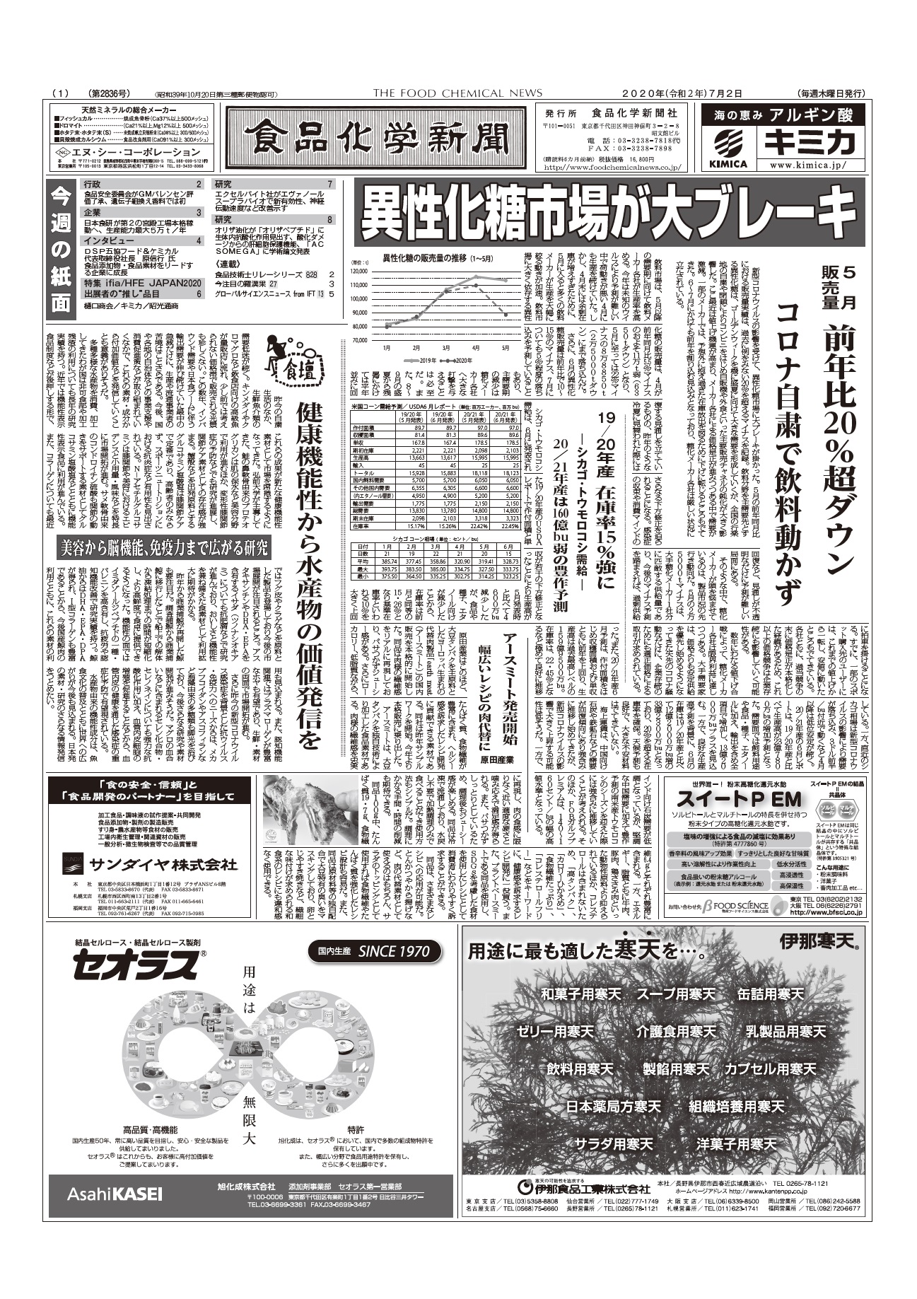 食品化学新聞第2836号