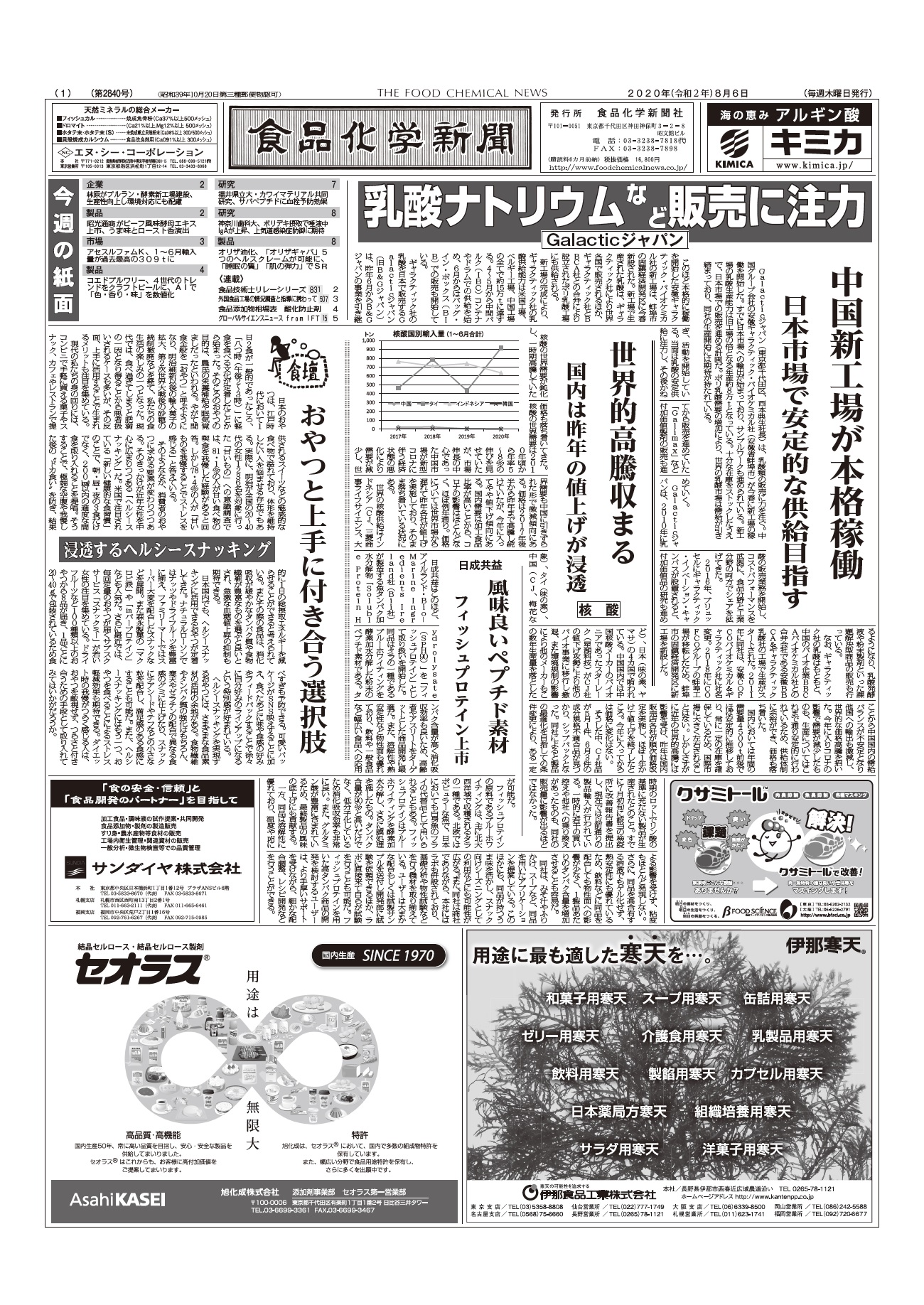 食品化学新聞第2840号