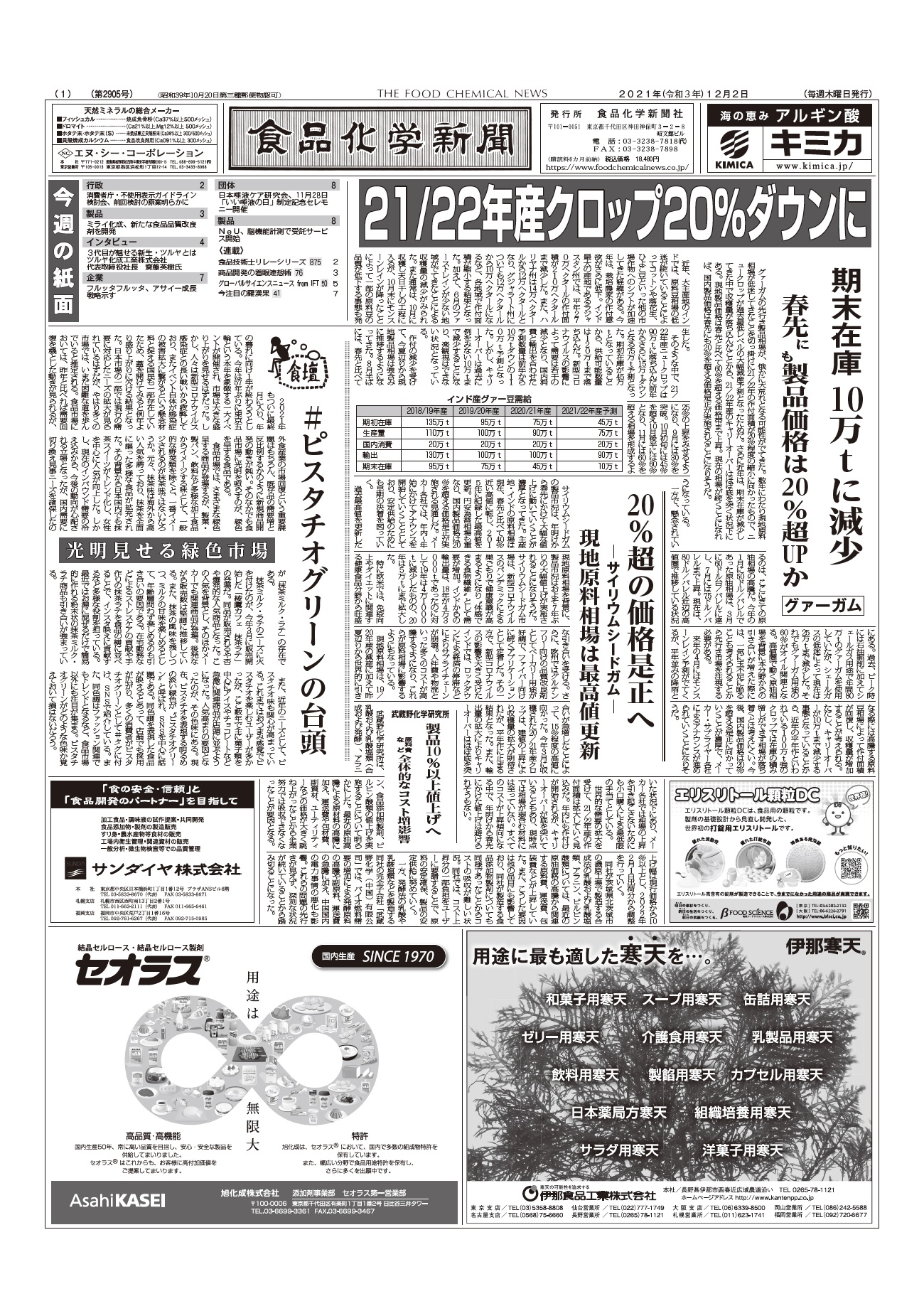 食品化学新聞第2905号