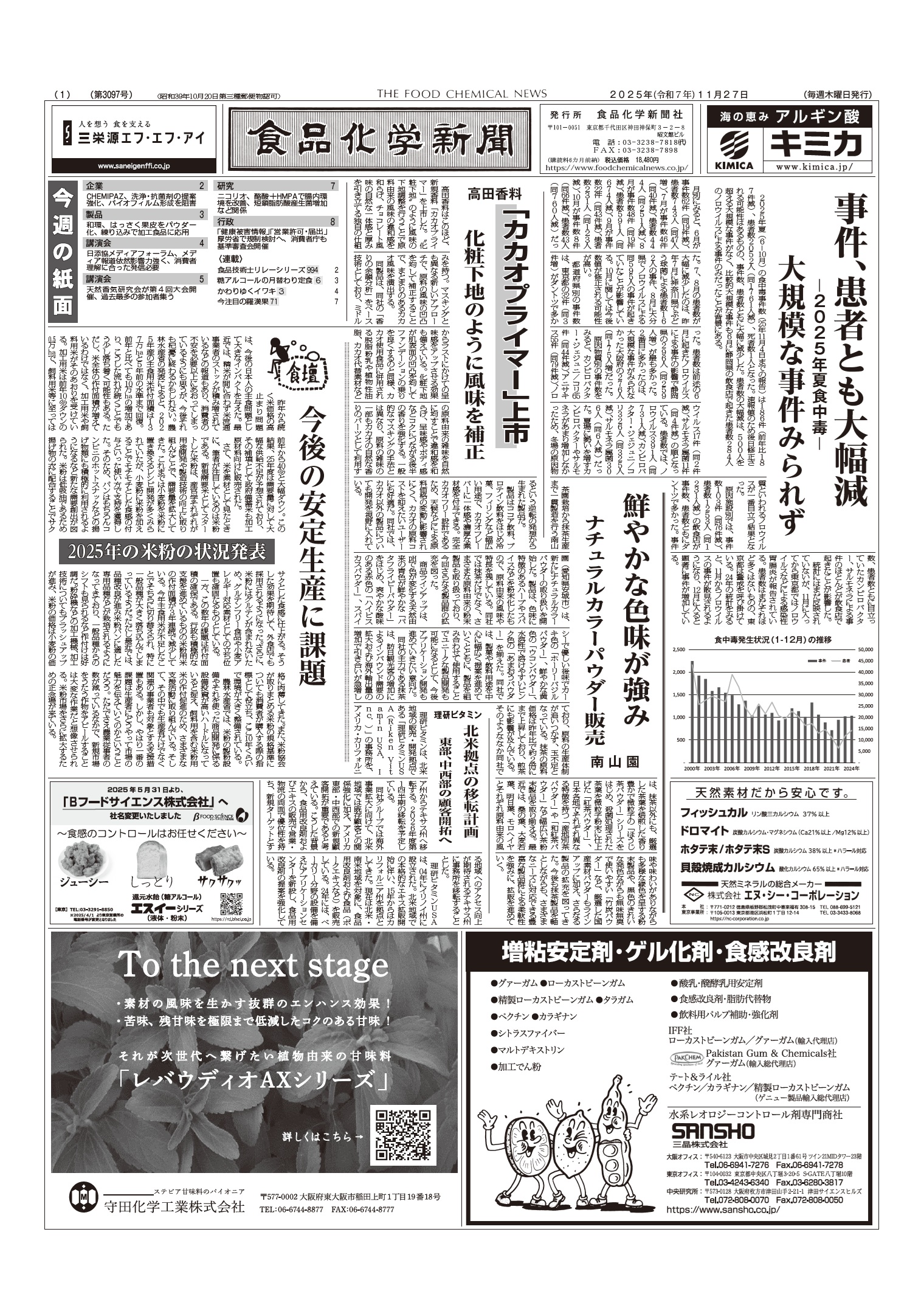 食品化学新聞第3097号